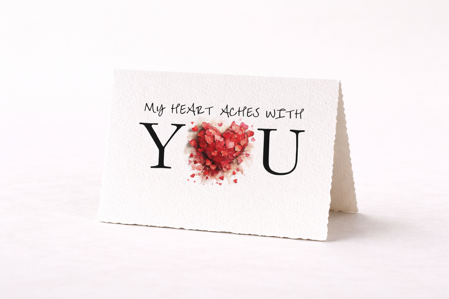 My Heart Aches With You/ Grief Supporting Greeting Card