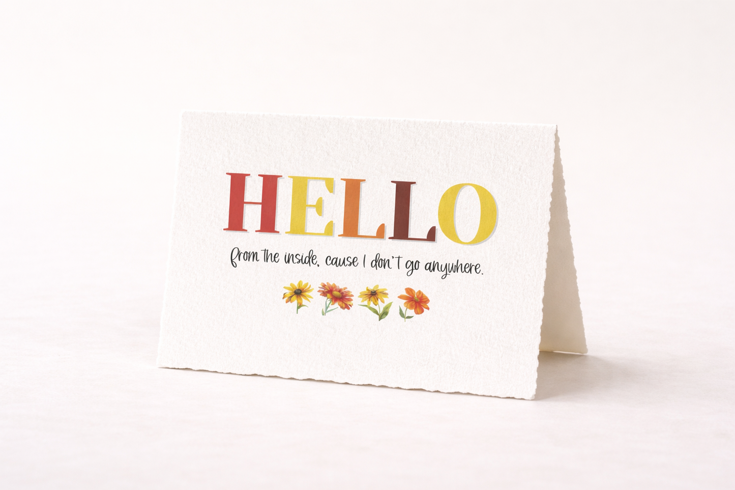 Hello Greeting Card